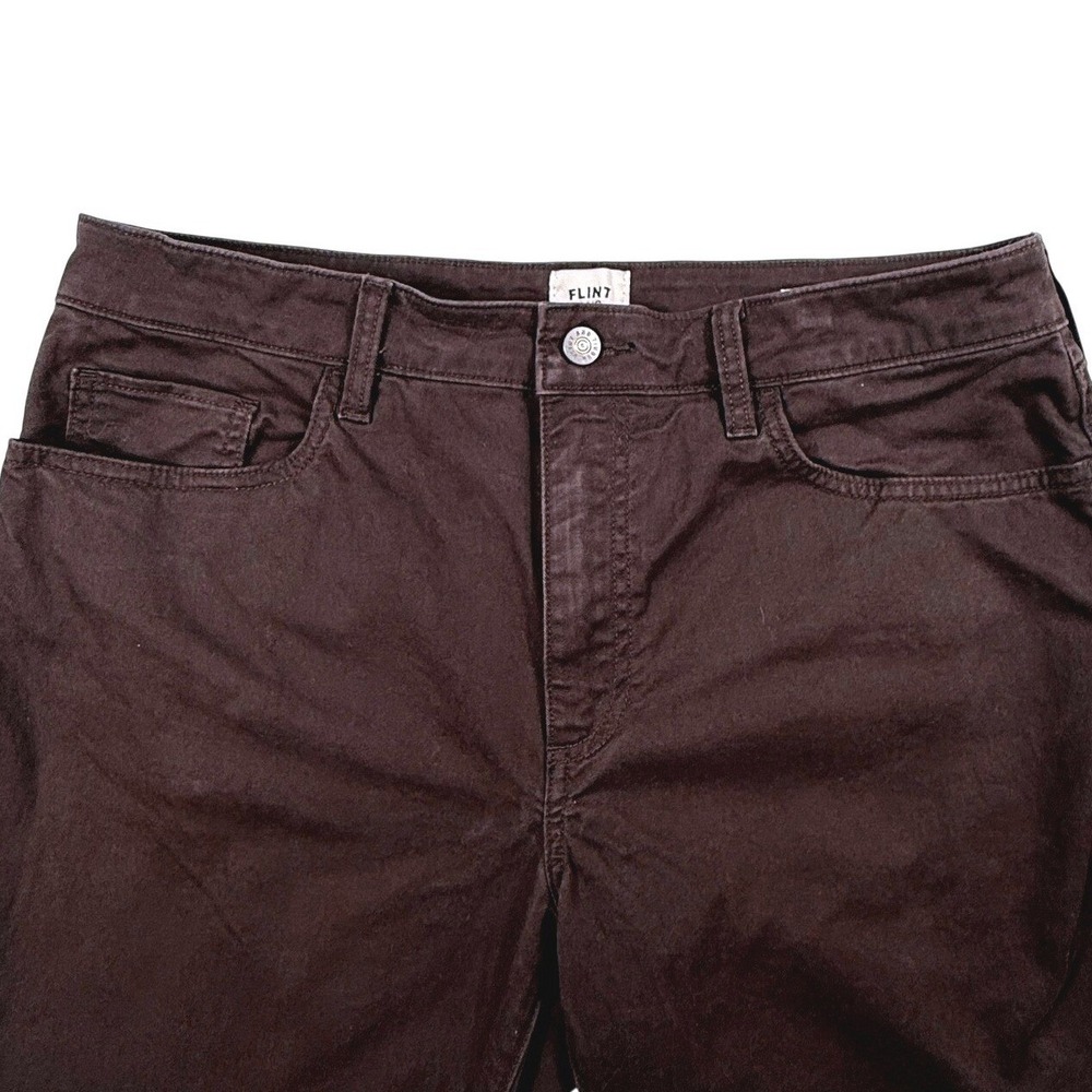 Flint and Tinder 365 Pants Athletic Tapered Fit Dark Brown Chinos Mens 33x34